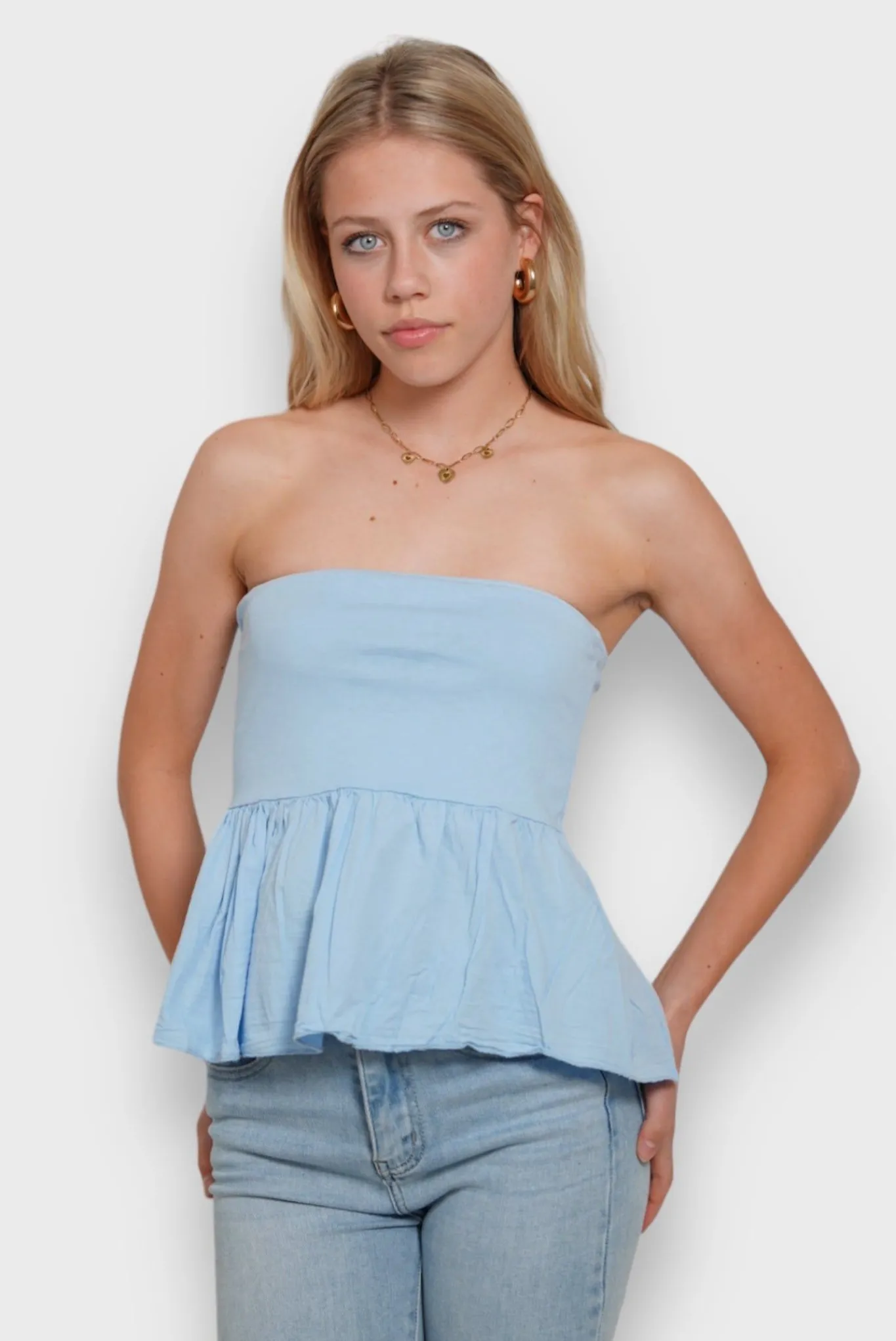 Meet Me There Tops|Liv Top Baby Blue