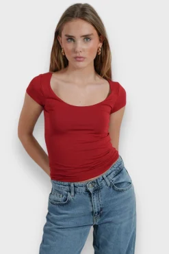Meet Me There Tops|Lola Top Red