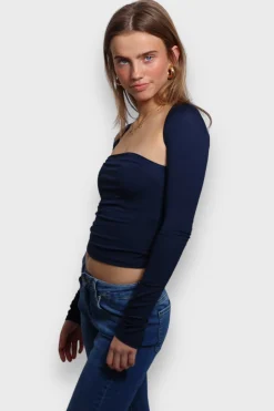 Meet Me There Tops|Loua Top Navy