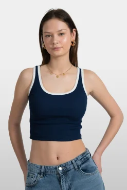 Meet Me There Tops|Lulu Top Navy