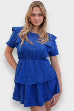 Meet Me There Dresses|Mallorca Dress Cobalt