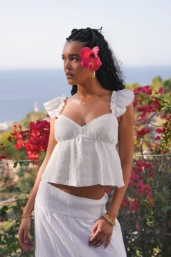Meet Me There Skirts|Maxi Skirt White
