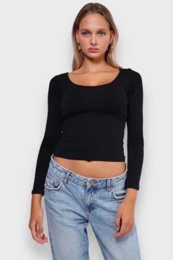 Meet Me There Tops|Nola Top Black