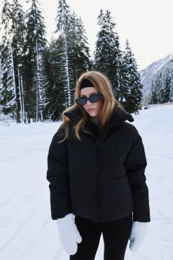 Meet Me There Jacks|Puffer Jacket Black