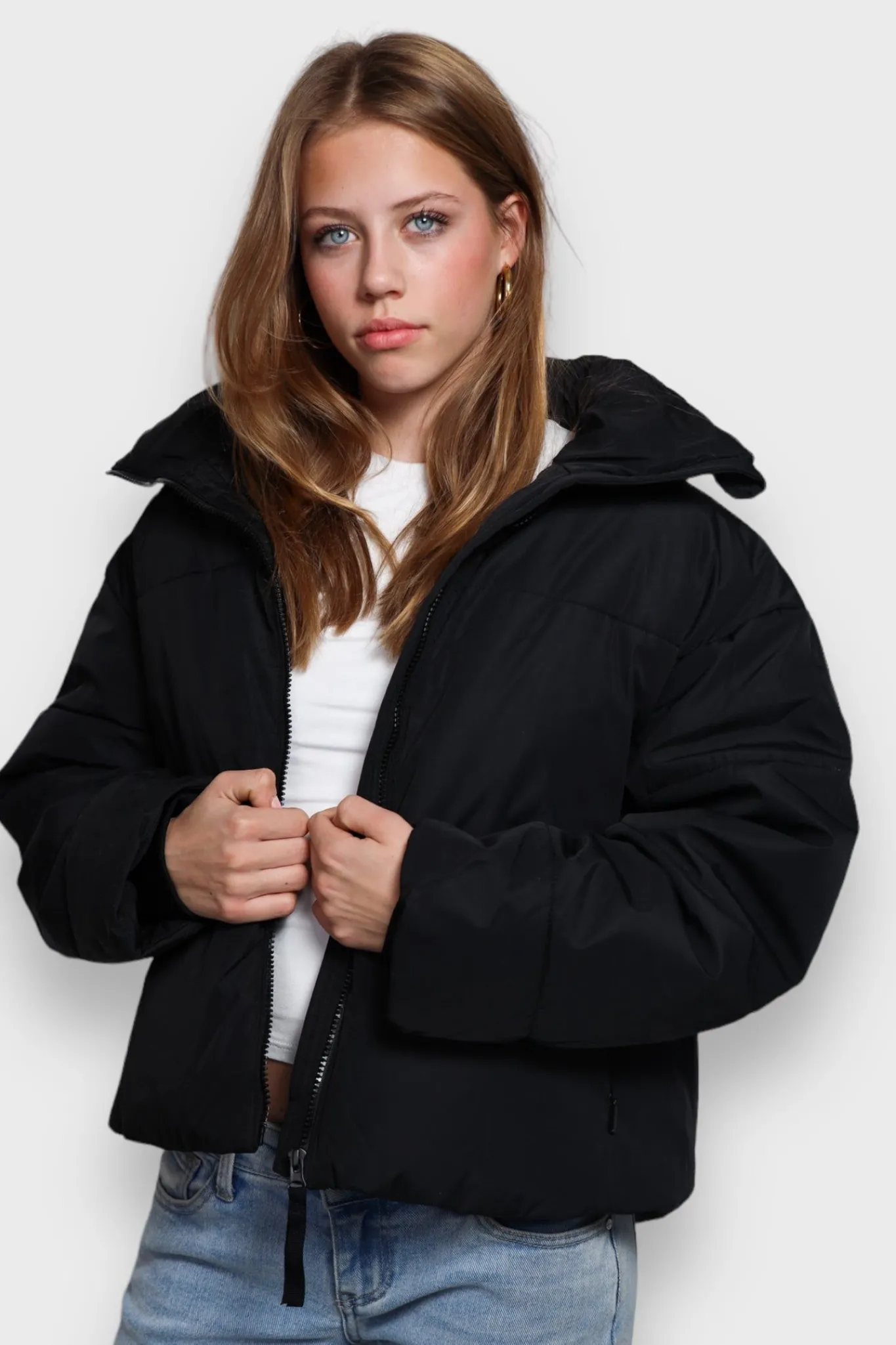 Meet Me There Jacks|Puffer Jacket Black