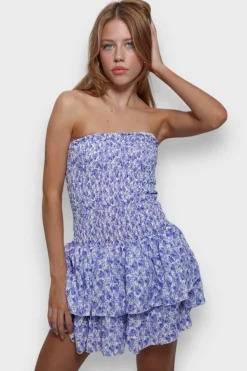 Meet Me There Dresses|Rosy Dress Blue