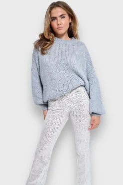 Meet Me There Trousers|Sparkle Pants White