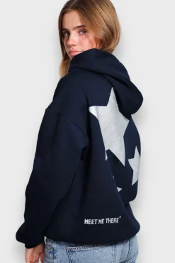 Meet Me There Cardigans And Sweaters|Stargirl Hoodie Navy