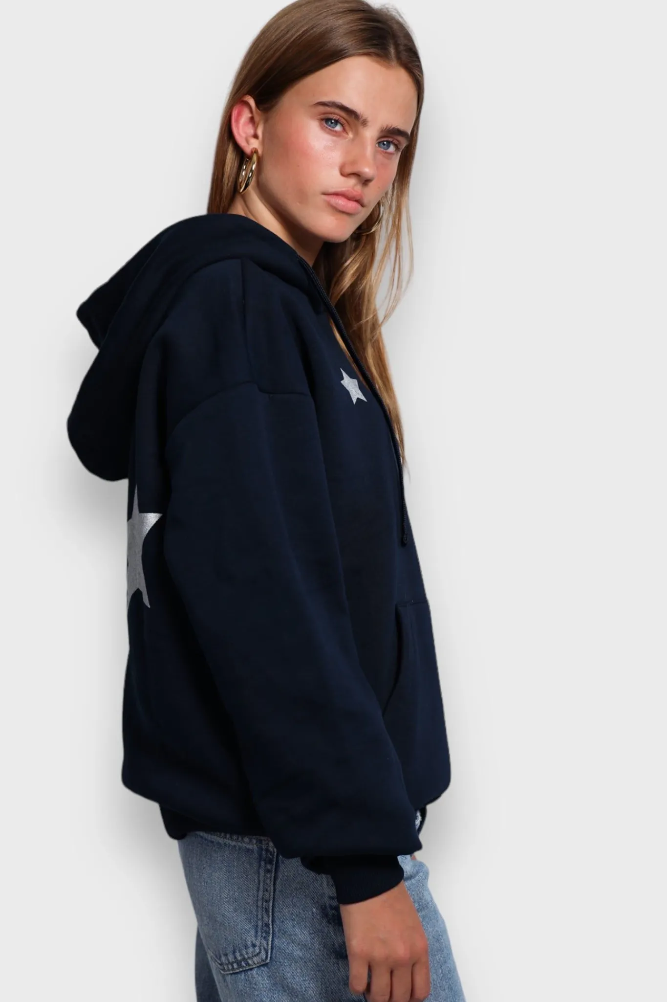 Meet Me There Hoodies And Sweaters|Stargirl Hoodie Navy