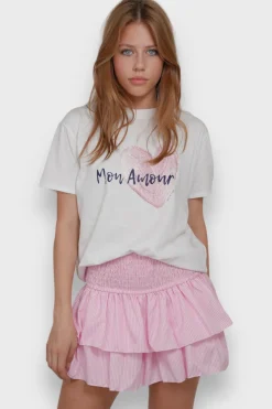 Meet Me There Skirts|Striped Skirt Pink