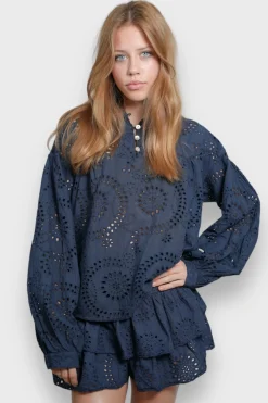 Meet Me There Blouses|Summertime Blouse Navy