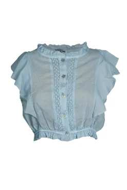 Meet Me There Tops|Sunshine Blouse Light Blue