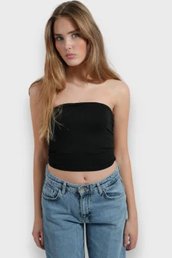 Meet Me There Tops|Tube Top Black
