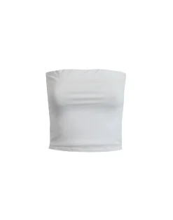 Meet Me There Tops|Tube Top White
