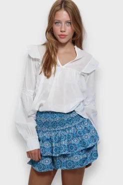 Meet Me There Skirts|Tulum Skirt Blue
