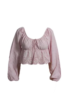 Meet Me There Tops|Violet Blouse Pink