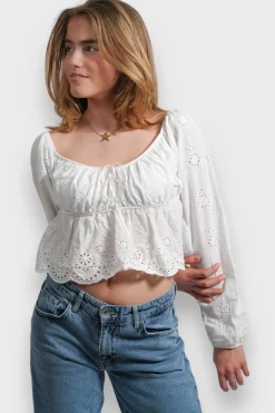 Meet Me There Tops|Violet Blouse White