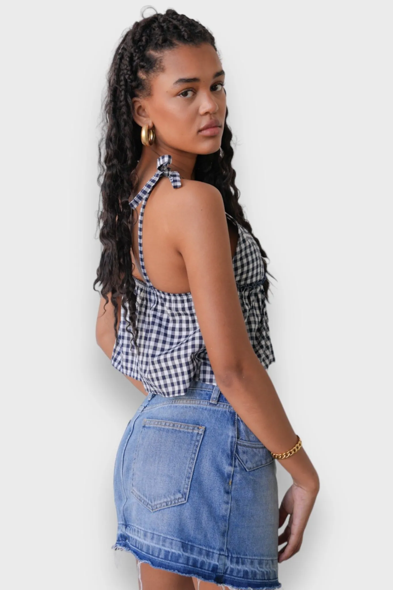 Meet Me There Tops|Violet Top Check