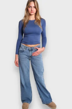 Meet Me There Trousers|Wide Mid-Waist Jeans